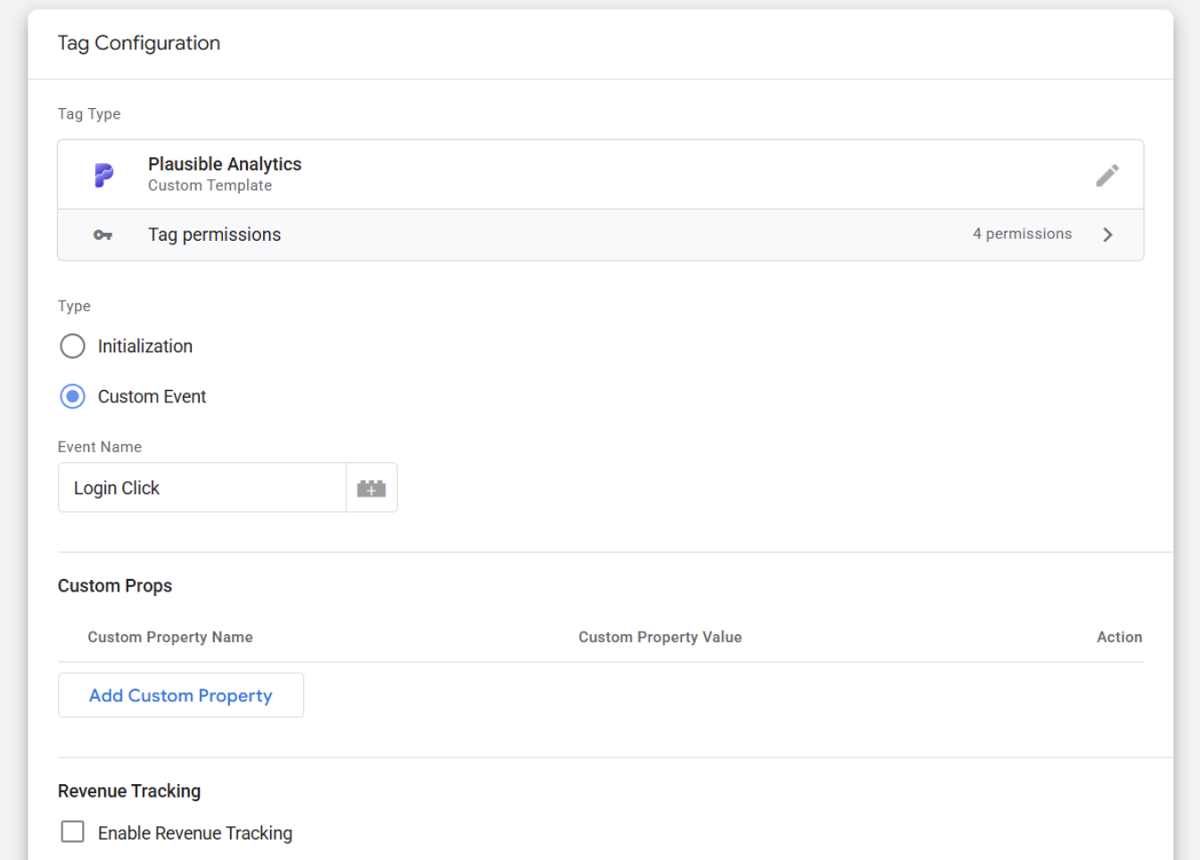 setting up a custom event in plausible through gtm setting up a custom event in plausible through gtm